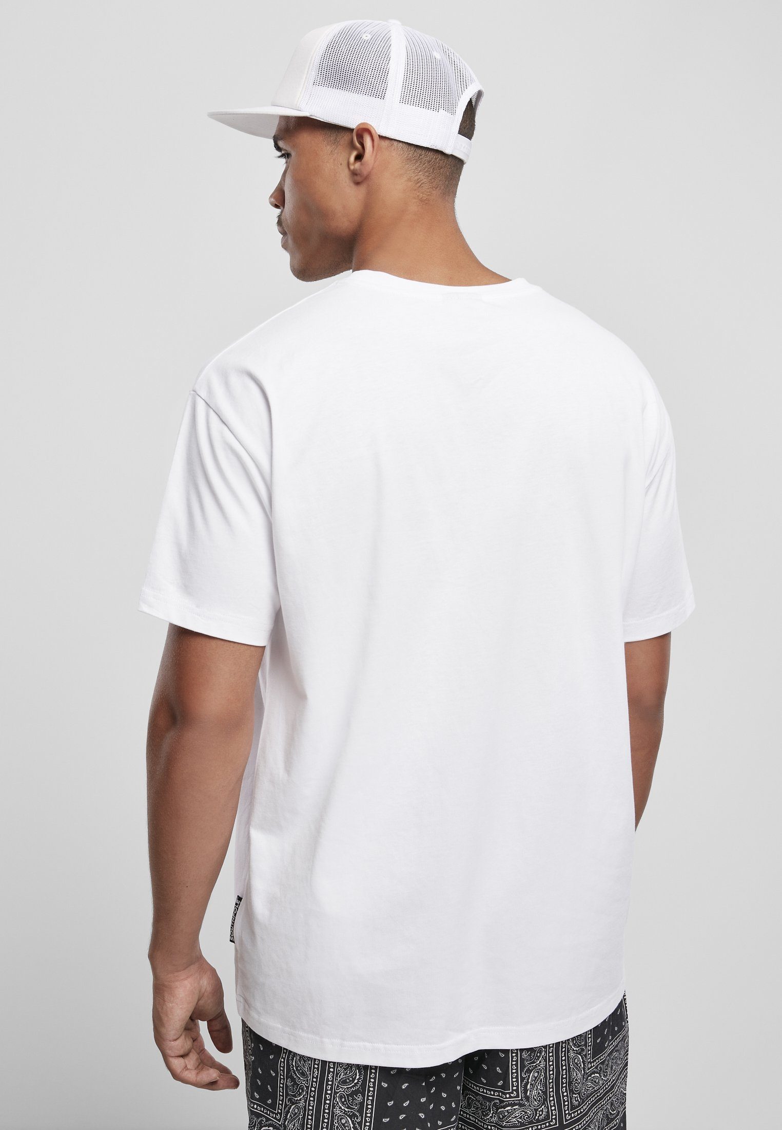 Southpole Herren (1-tlg) Tee Southpole Sleeve white Short T-Shirt