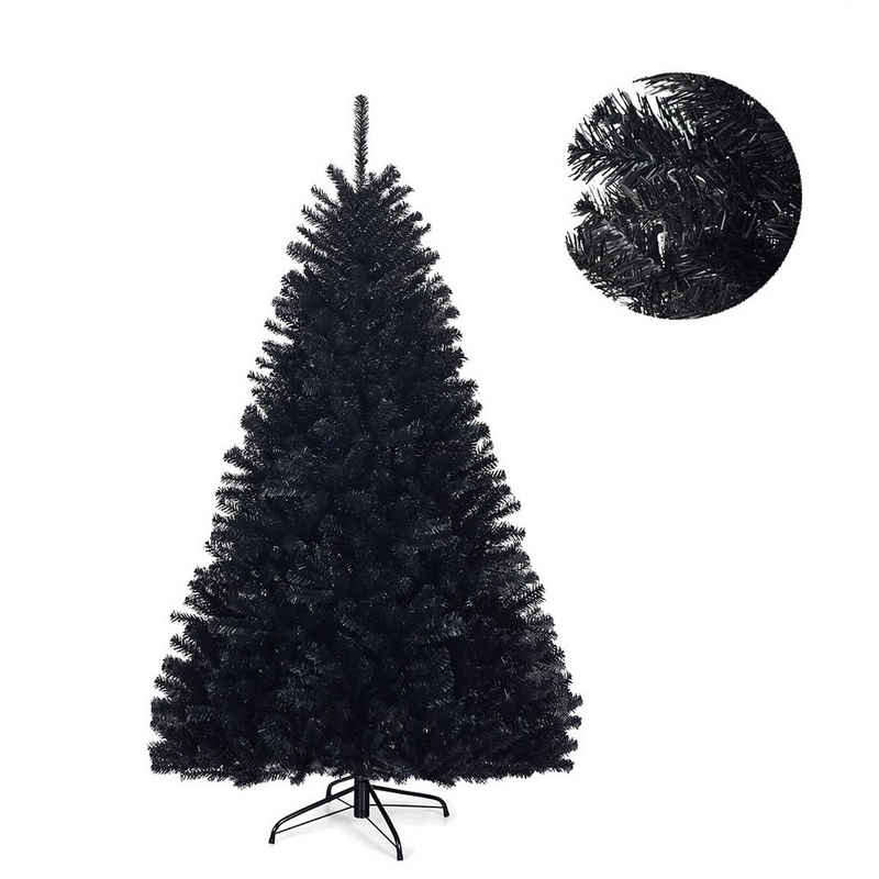 COSTWAY Künstlicher Weihnachtsbaum, mit 1036 PVC Spitzen, Metallständer