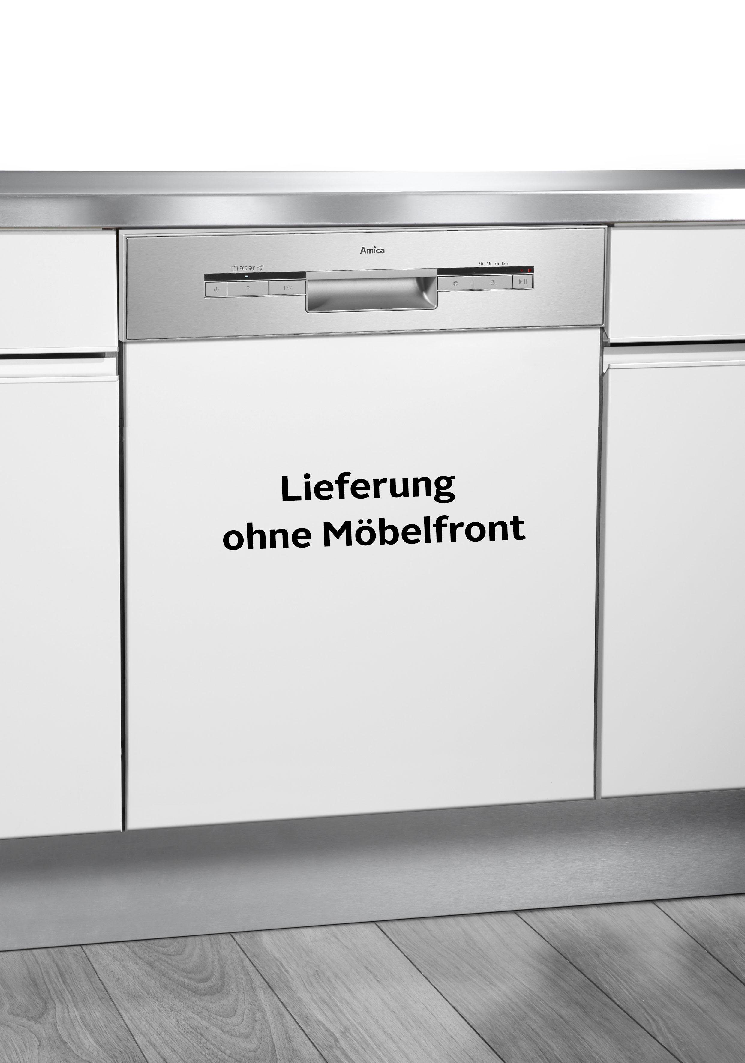 Amica teilintegrierbarer Geschirrspüler EGSP 14797-1 E, 12 Maßgedecke, Einfach planen, entspannt spülen – für deinen Küchenalltag