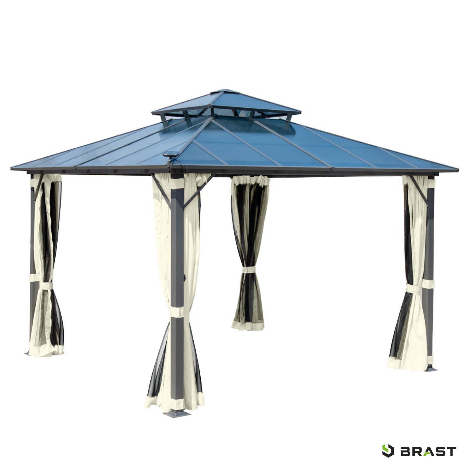 BRAST Pavillon Aluminium Pagode 4x4m inkl. günstig online kaufen