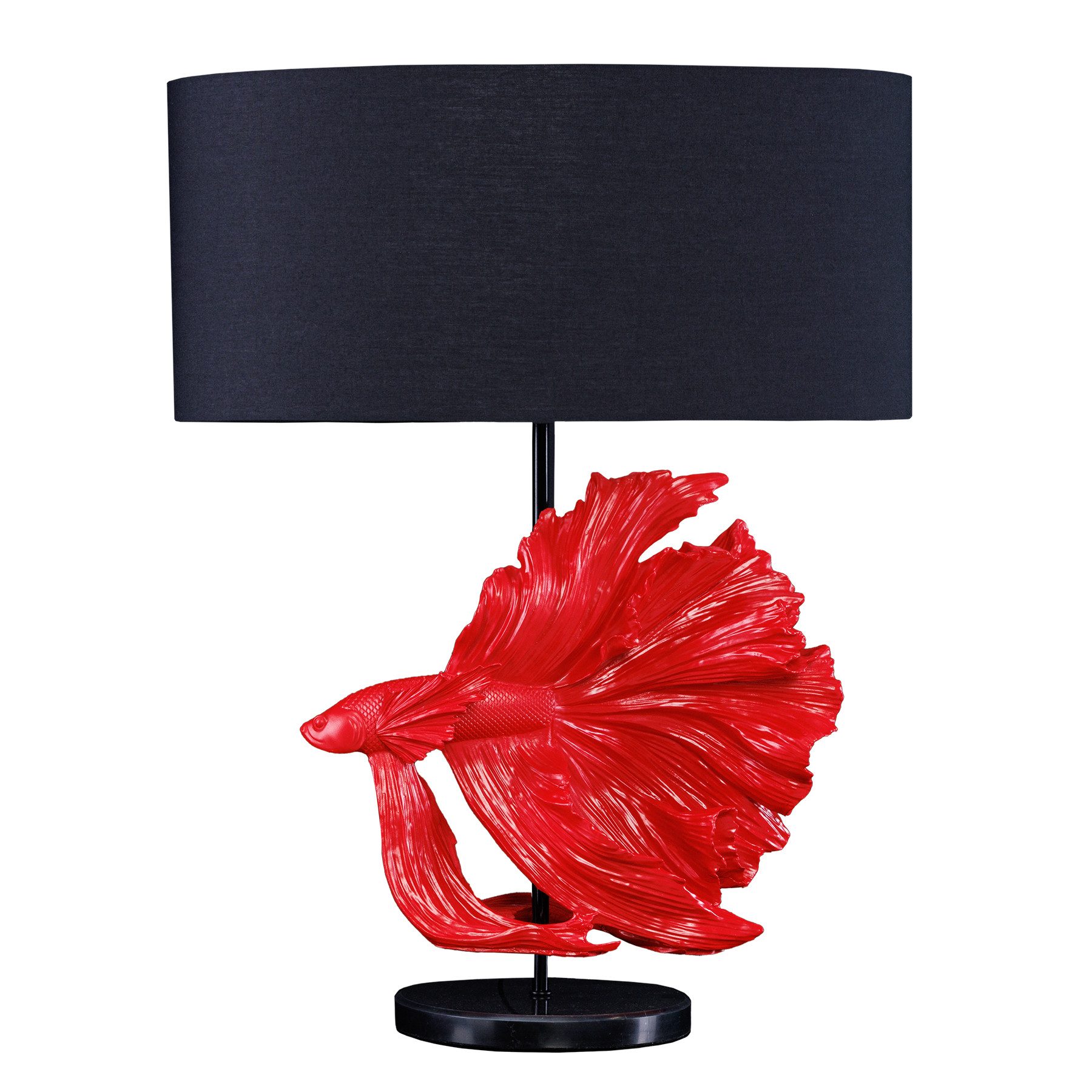riess-ambiente Tischleuchte CROWNTAIL 65cm schwarz / günstig online kaufen