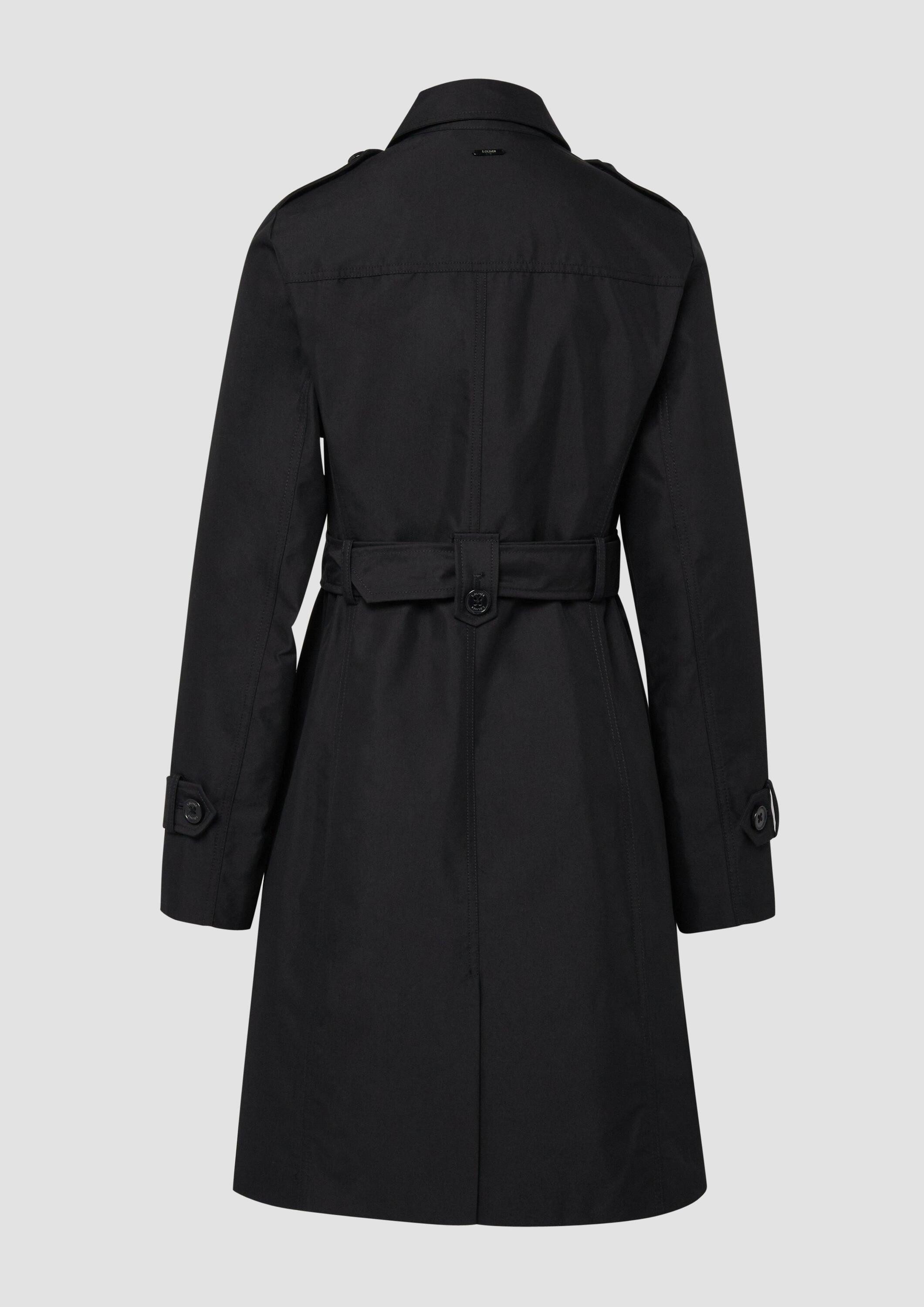 s.Oliver Trenchcoat Outdoor-Mantel Wasserabweisender Trenchcoat im Slim Fit günstig online kaufen