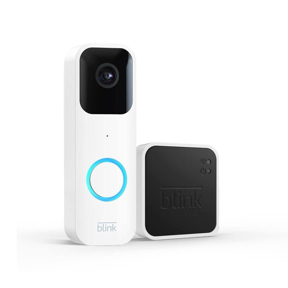blink Blink Video Doorbell+Sync Module 2/HD-Kamera und Audio Klingel in  weiß Smart Home Türklingel