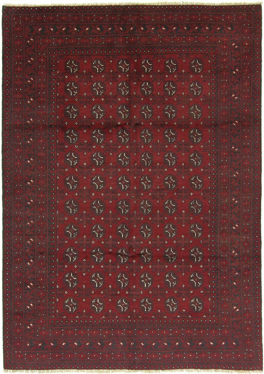 Orientteppich Afghan Akhche 167x236 Handgeknüpfter Orientteppich, Nain Trading, rechteckig, Höhe: 6 mm