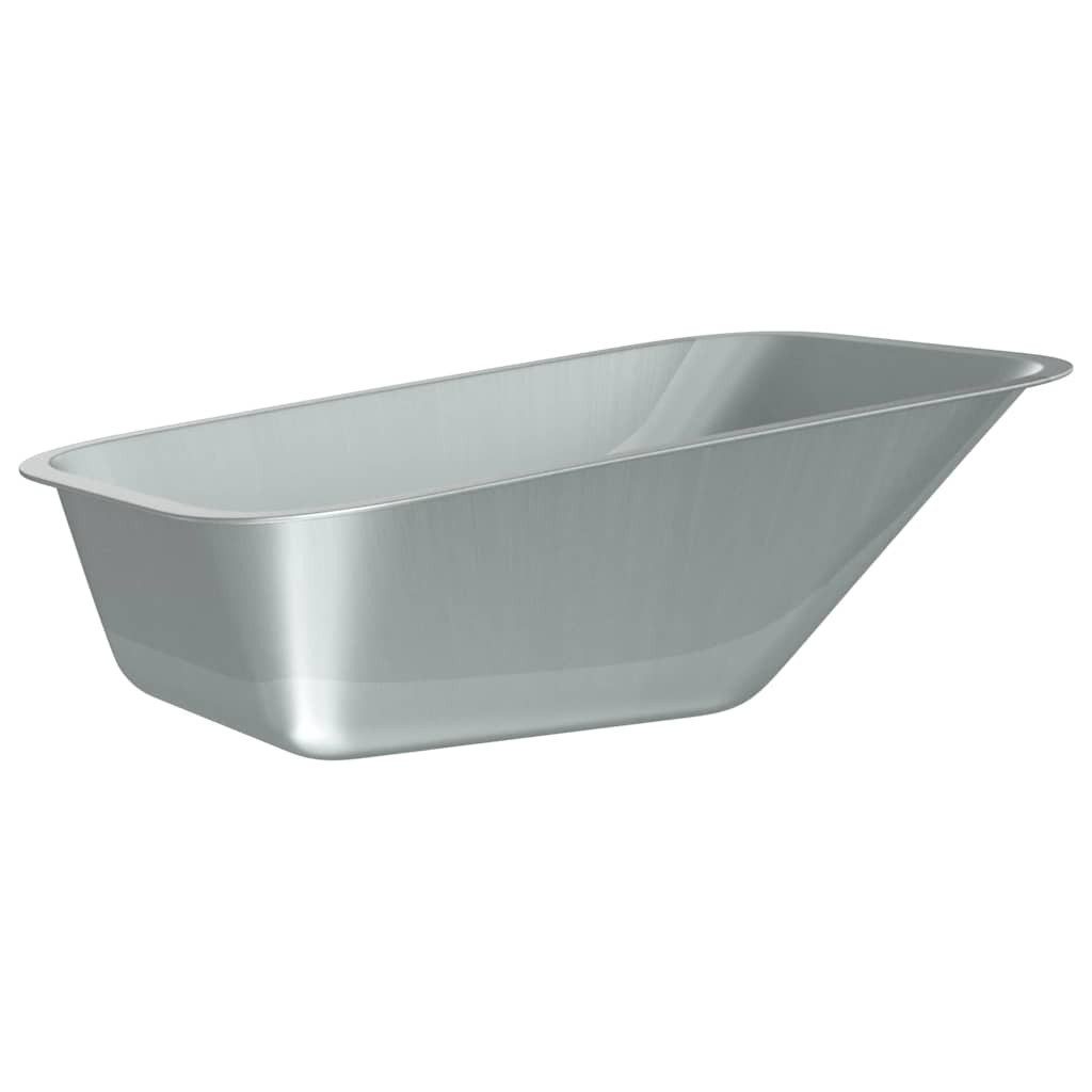 vidaXL Schubkarre Ersatzschaufel für Schubkarre Silber 88 x 60 x 32 cm, (1-tlg)