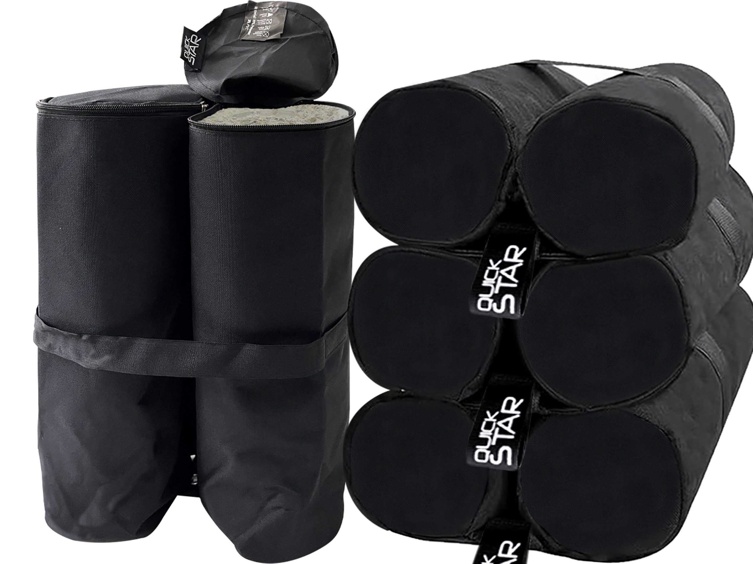 Quick Star Faltpavillon Pavillon Fuss Gewichte 4er Set 26x13x46cm, Maße: 26x13x46cm