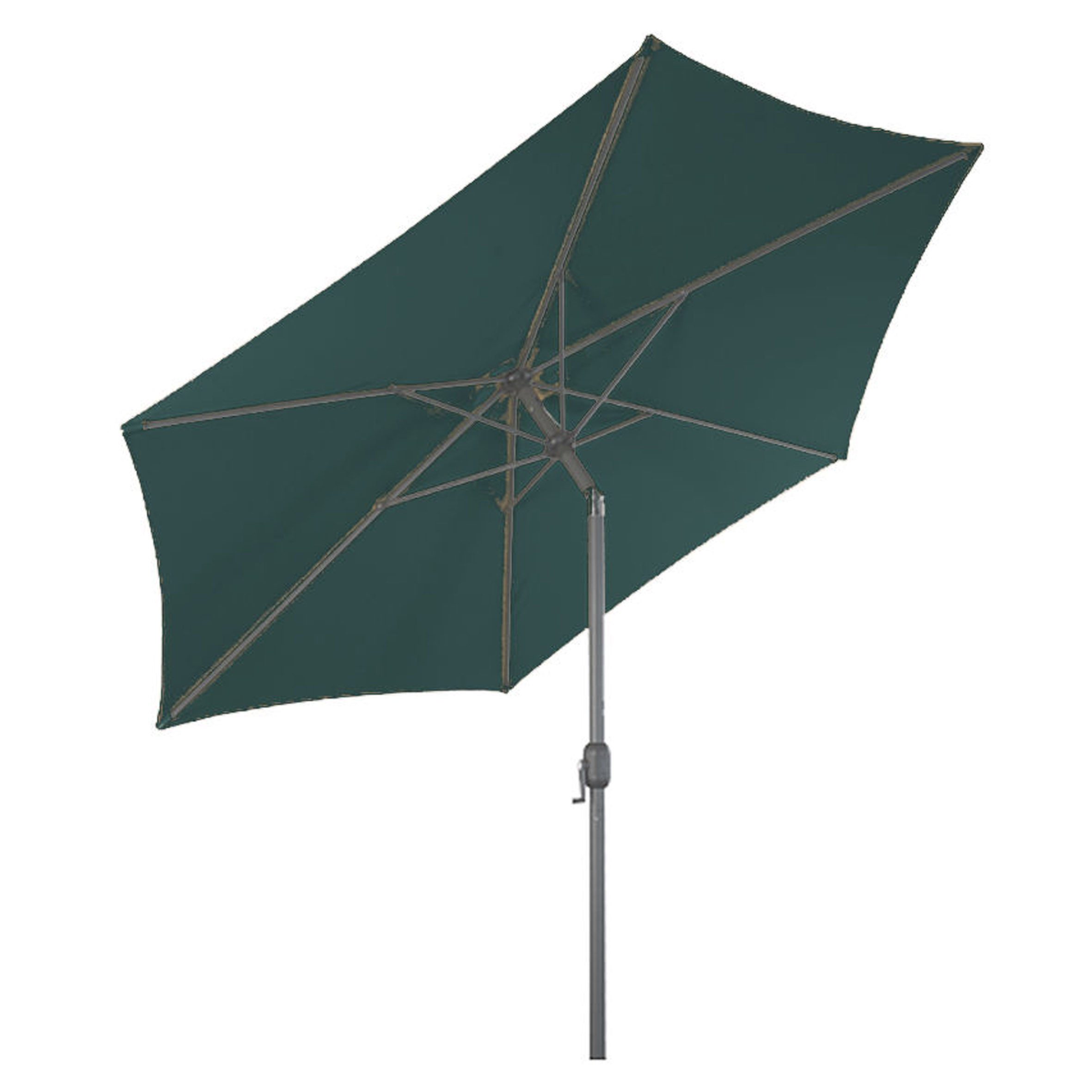 Sonnenschirm Alu Sonnenschirm 250 cm Knickgelenk + Kurbel - grün