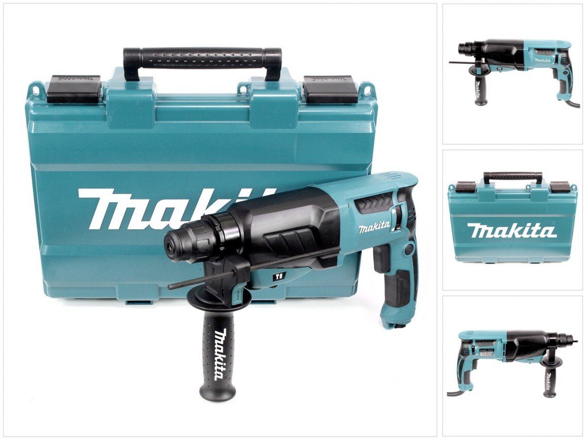 Makita Schlagbohrmaschine HR 2630 Bohrhammer 800W 2,4J SDS plus + Koffer