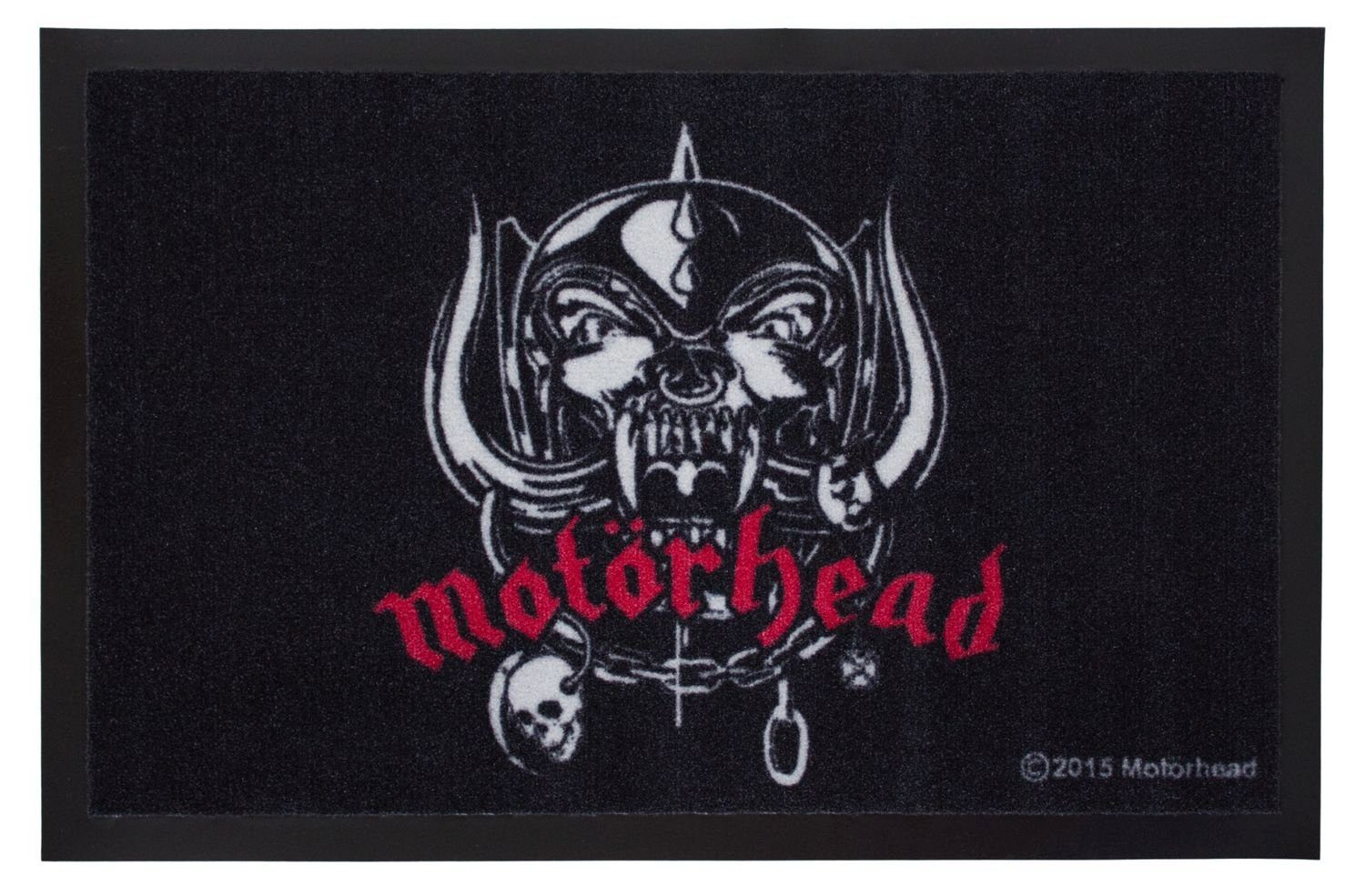 Teppich Motörhead Logo 60 x 40 Türmatte, Mr. Ghorbani, Rechteckig, Höhe: 3 mm