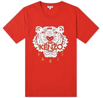 KENZO T-Shirt KENZO TIGER TEE Limited Edition Chinese New Year Silicone T-Shirt Shir