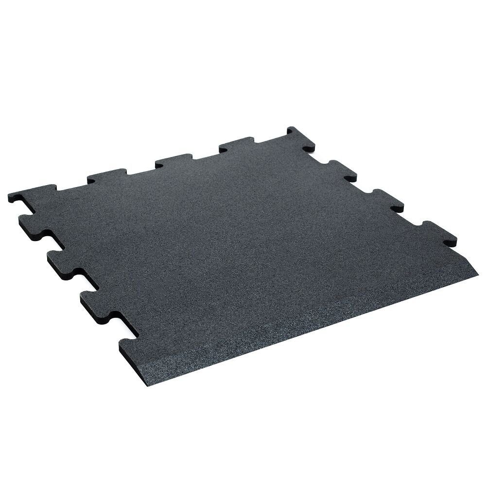 Sport-Thieme Bodenmatte Sportboden Puzzle, Puzzleform leicht zu verlegen – sehr robust Randstück, 10 mm