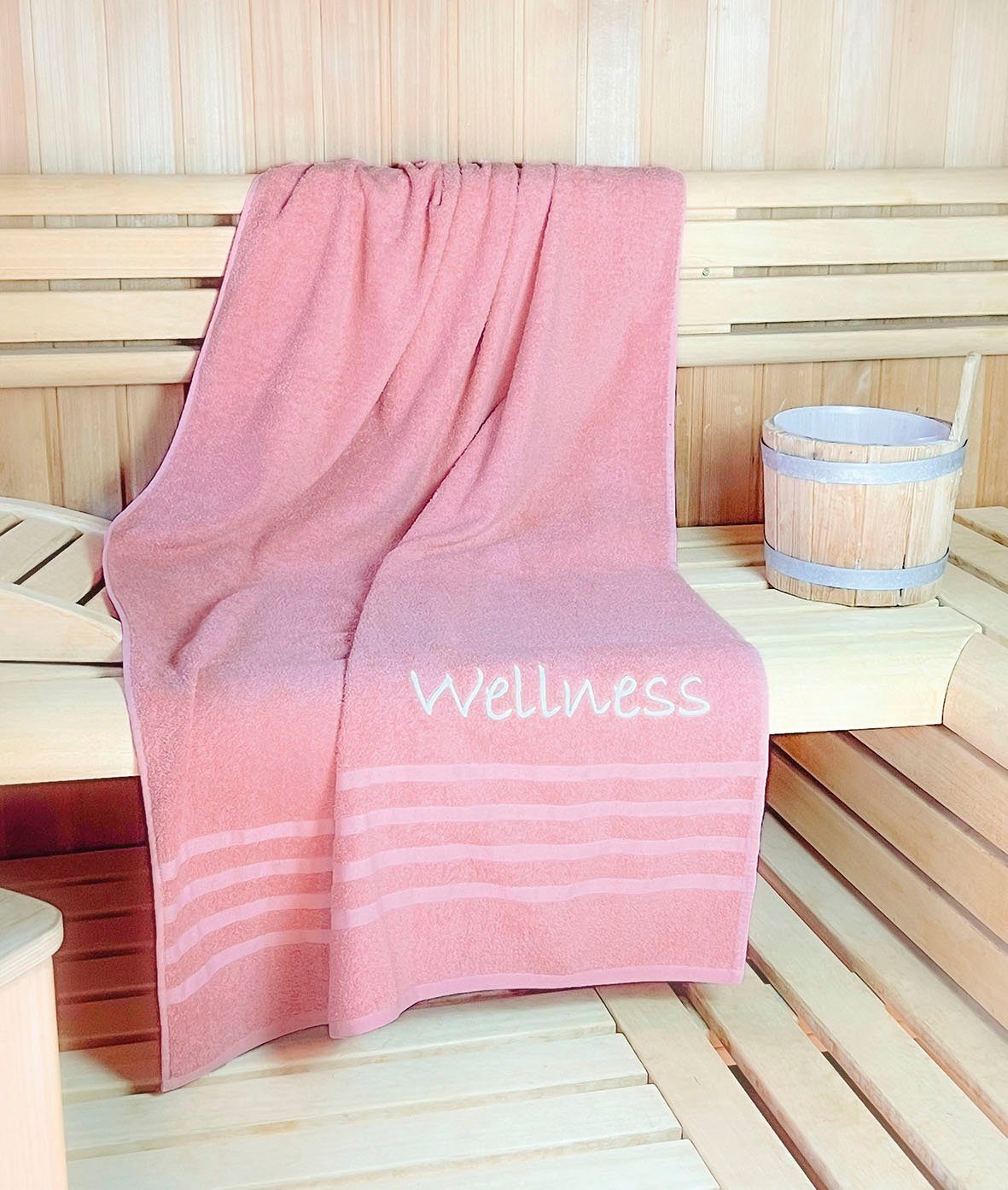 KiNZLER Saunatuch Wellness, Sauna - Größe günstig online kaufen