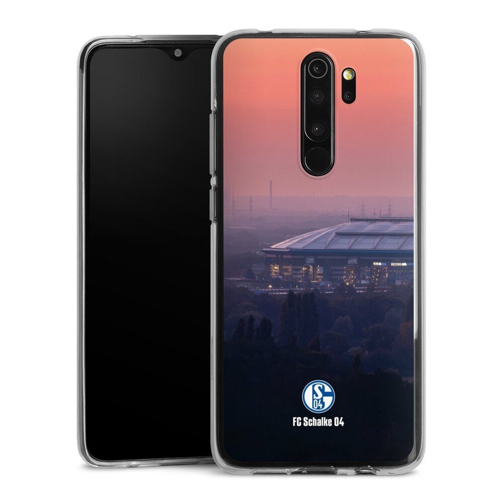 DeinDesign Handyhülle Stadion FC Schalke 04 Offizielles Lizenzprodukt Schalke 04 Stadion, Xiaomi Redmi Note 8 Pro Silikon Hülle Bumper Case Handy Schutzhülle