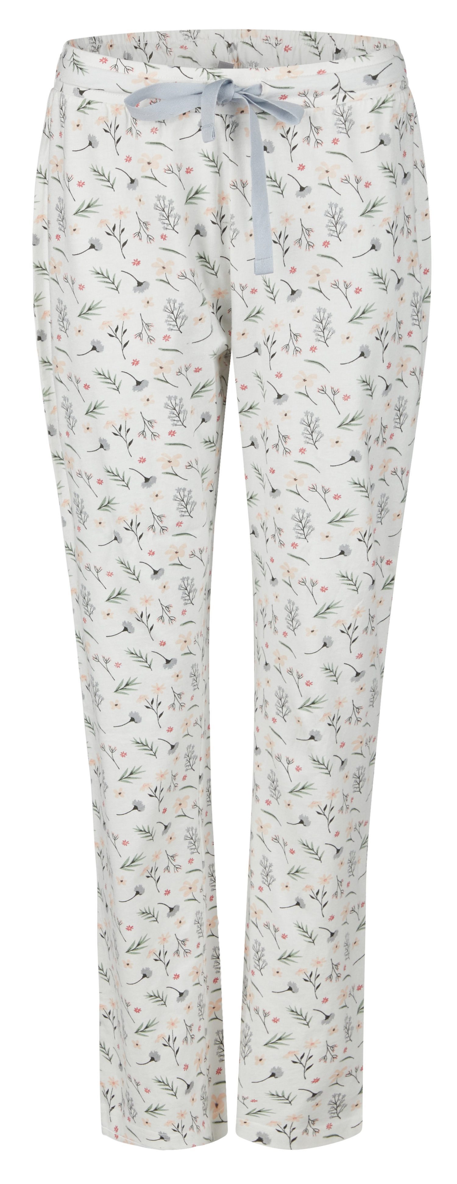 By Louise Pyjamahose Damen Schlafanzughose lang (1-tlg) Baumwolle günstig online kaufen