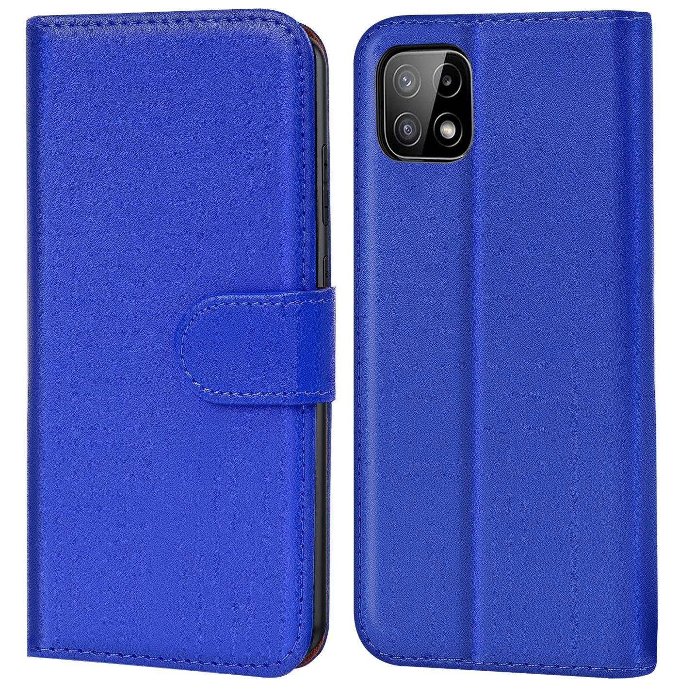 CoolGadget Handyhülle Book Case Handy Tasche für Samsung Galaxy A22 5G 6,6 Zoll, Hülle Klapphülle Flip Cover für Samsung A22 5G Schutzhülle stoßfest