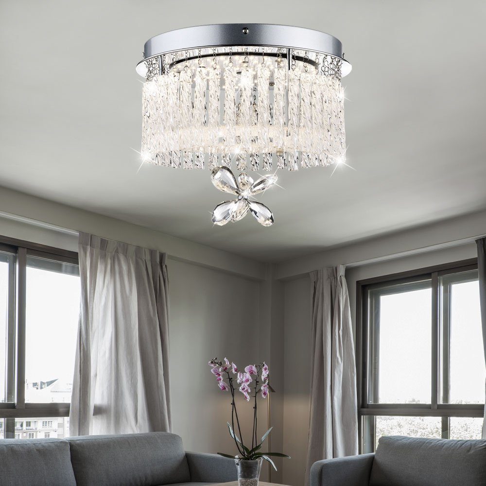 Moderne Deckenleuchte mit Mehrfacharm und Glaskugel - Estrela