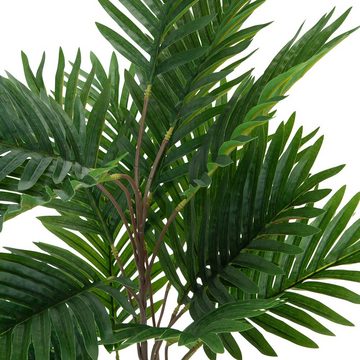 Kunstpflanze Kunstpflanze ARECA Kunststoff, Stoff Palme, hjh OFFICE, Höhe 70.0 cm, Pflanze im Kunststoff-Topf
