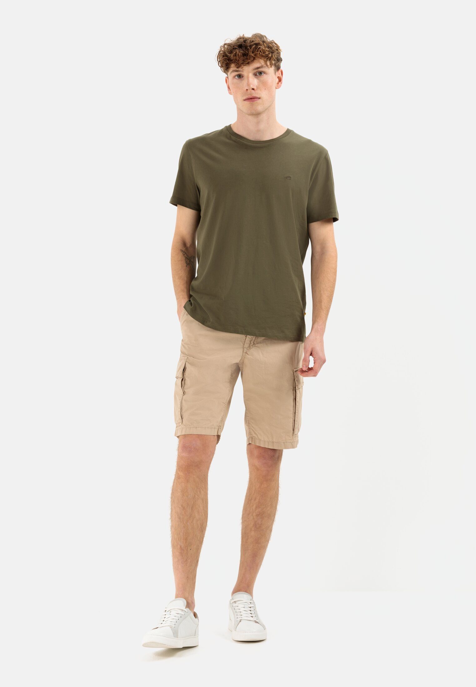 camel active Cargoshorts Cargo Short aus reiner Baumwolle