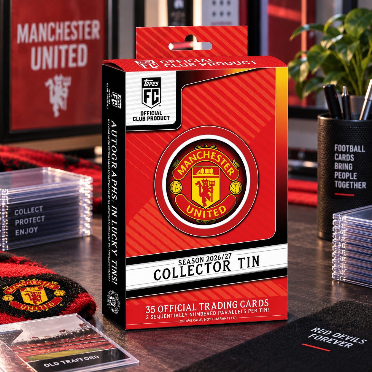 Topps Sammelkarte 2026-2027 Topps Manchester United Collector Tin