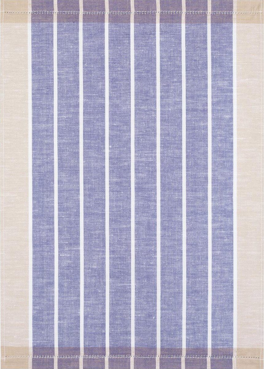 Kracht Geschirrtuch Landhaus, (Set, 3-tlg., Stück), Set), ca. Geschirrtücher Halbleinen 213 Blau 50 cm, 70 Pack (3 3er x