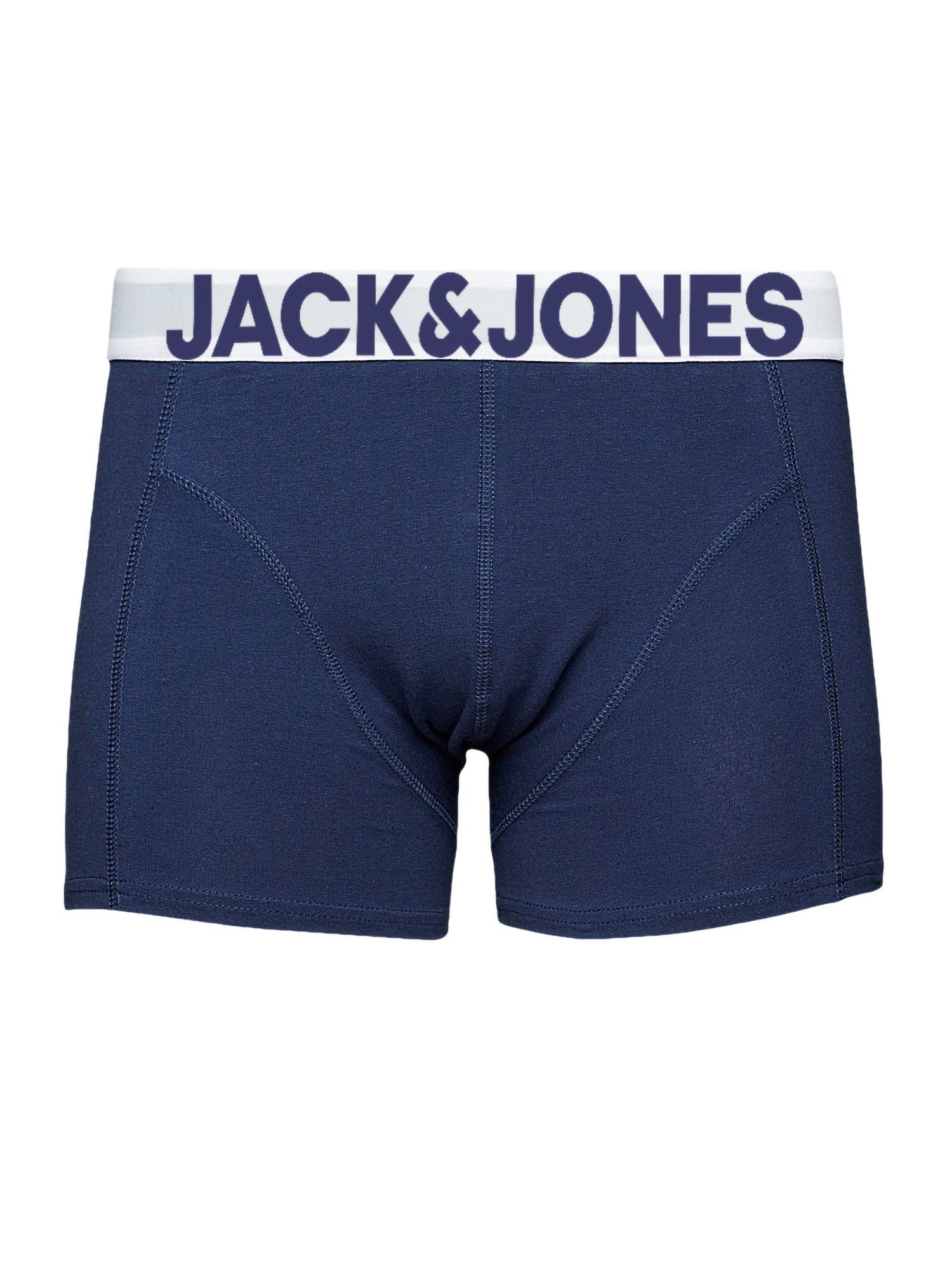 Jack & Jones Boxershorts Solid (5-St., 5er Pack) gute Passform durch elastische Baumwollqualität