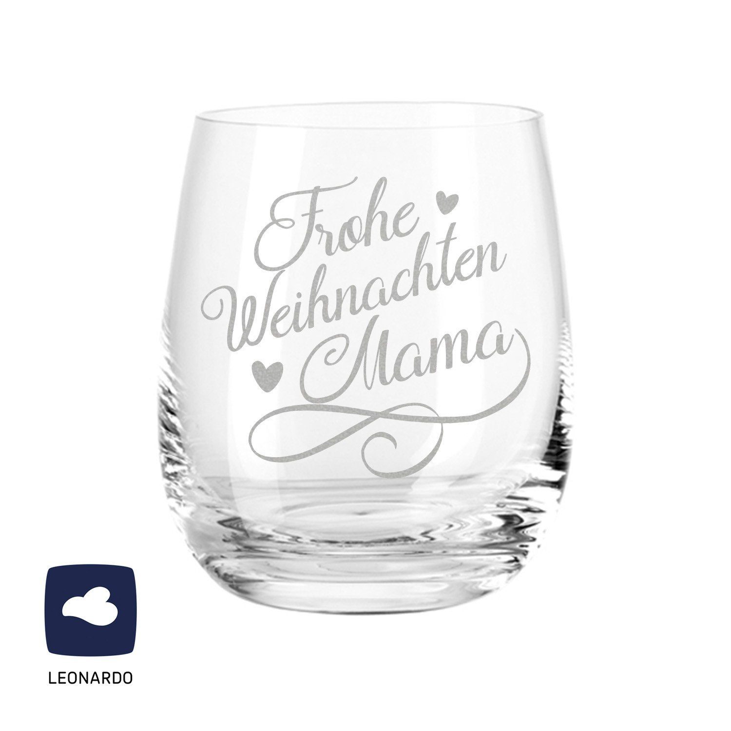 GRAVURZEILE Rotweinglas »Leonardo Weinglas mit Gravur - Frohe Weihnachten  Mama - Geschenk für Mama ideal als Muttertagsgeschenk - Weißweinglas  Rotweinglas als Geburtstagsgeschenk für Mama«, Glas online kaufen | OTTO