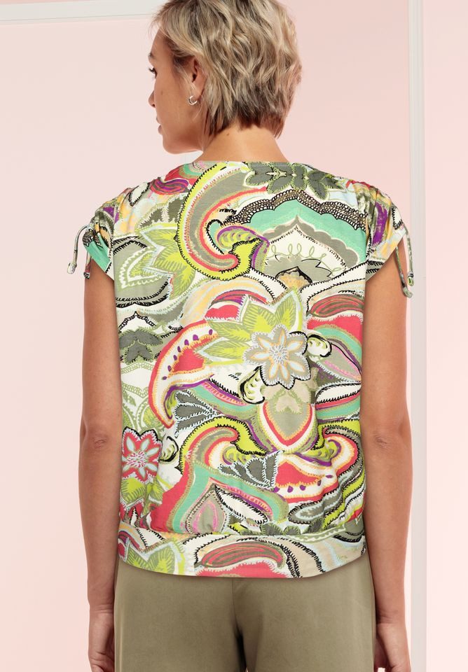 bianca Kurzarmshirt – T-Shirt mit V-Ausschnitt günstig online kaufen
