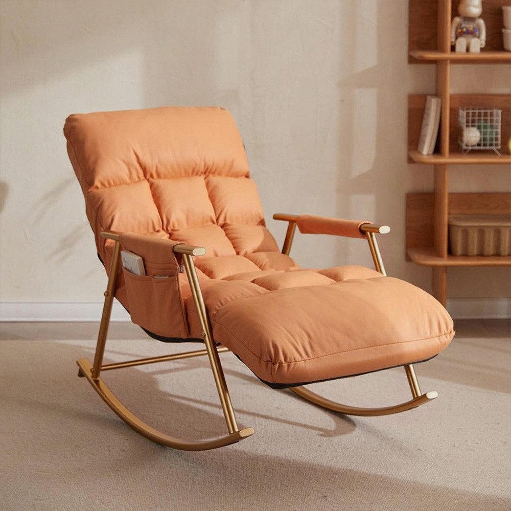 POPOLIC Schaukelstuhl Wohnzimmer Schaukelstuhl Liege faul günstig online kaufen
