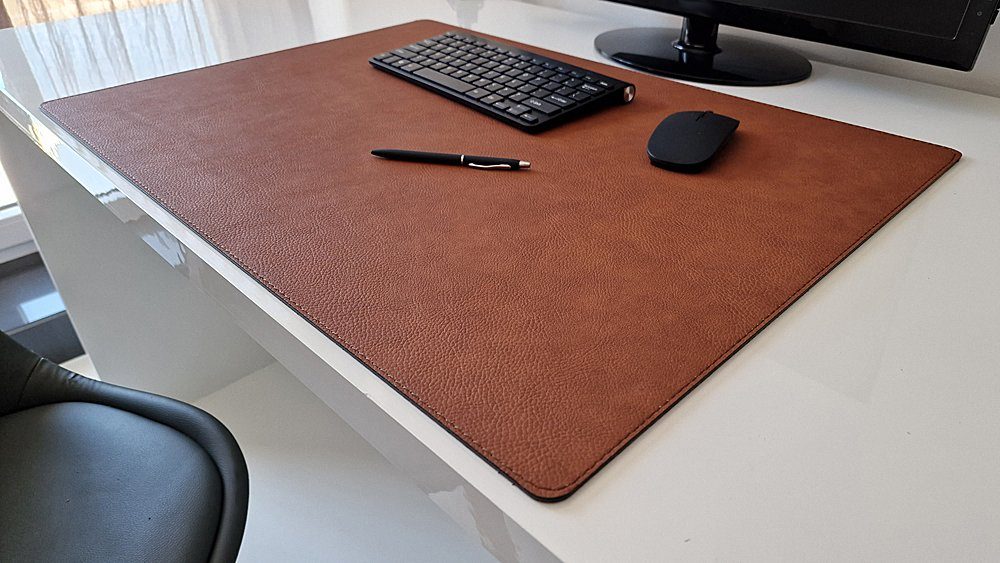 Profi Mats Schreibtischunterlage Just Kunst Leder in 3 Grössen und in 7 Farben