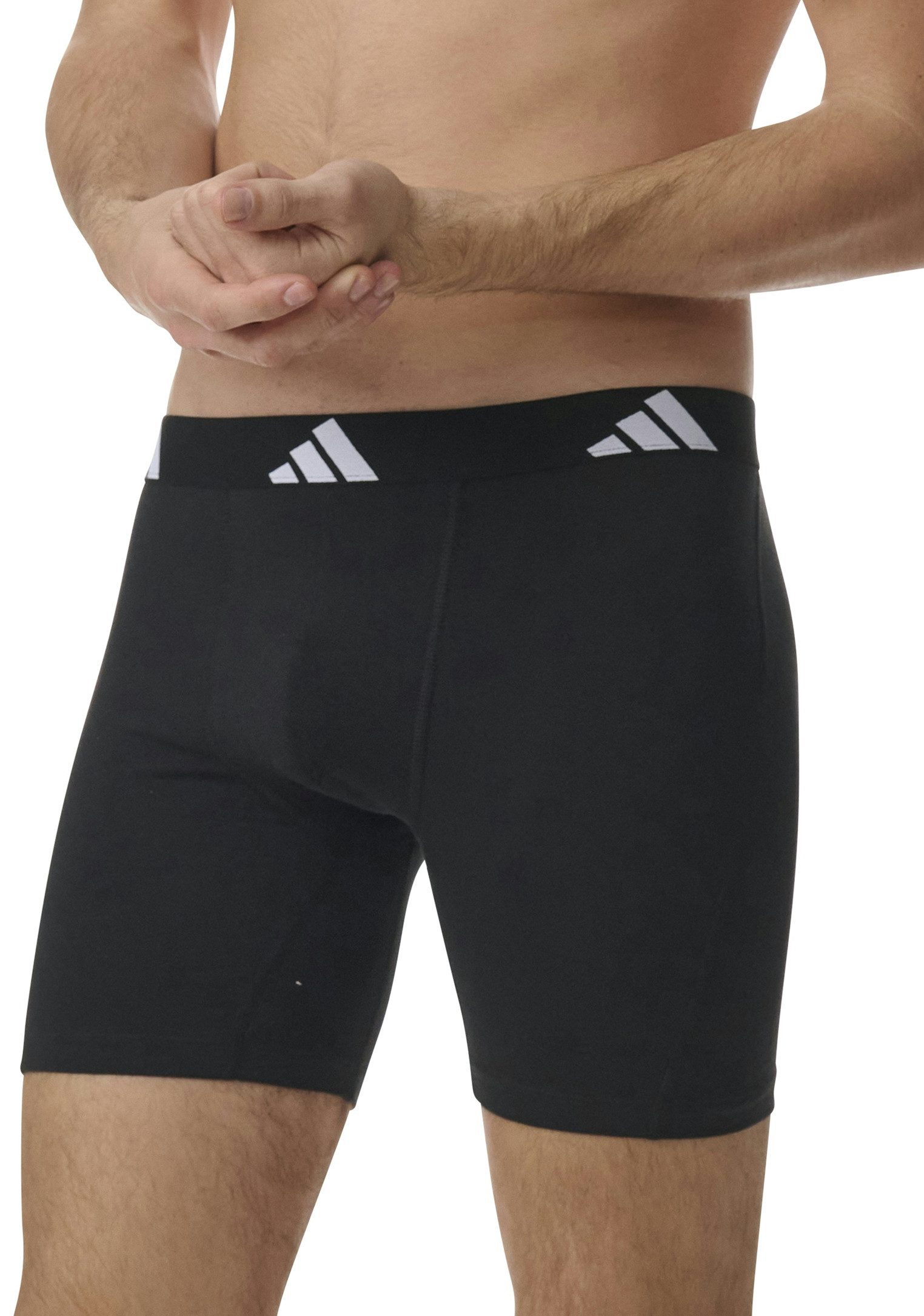 adidas Sportswear Langer Boxer Active Flex Cotton (3er Pack) elastisch, Log günstig online kaufen