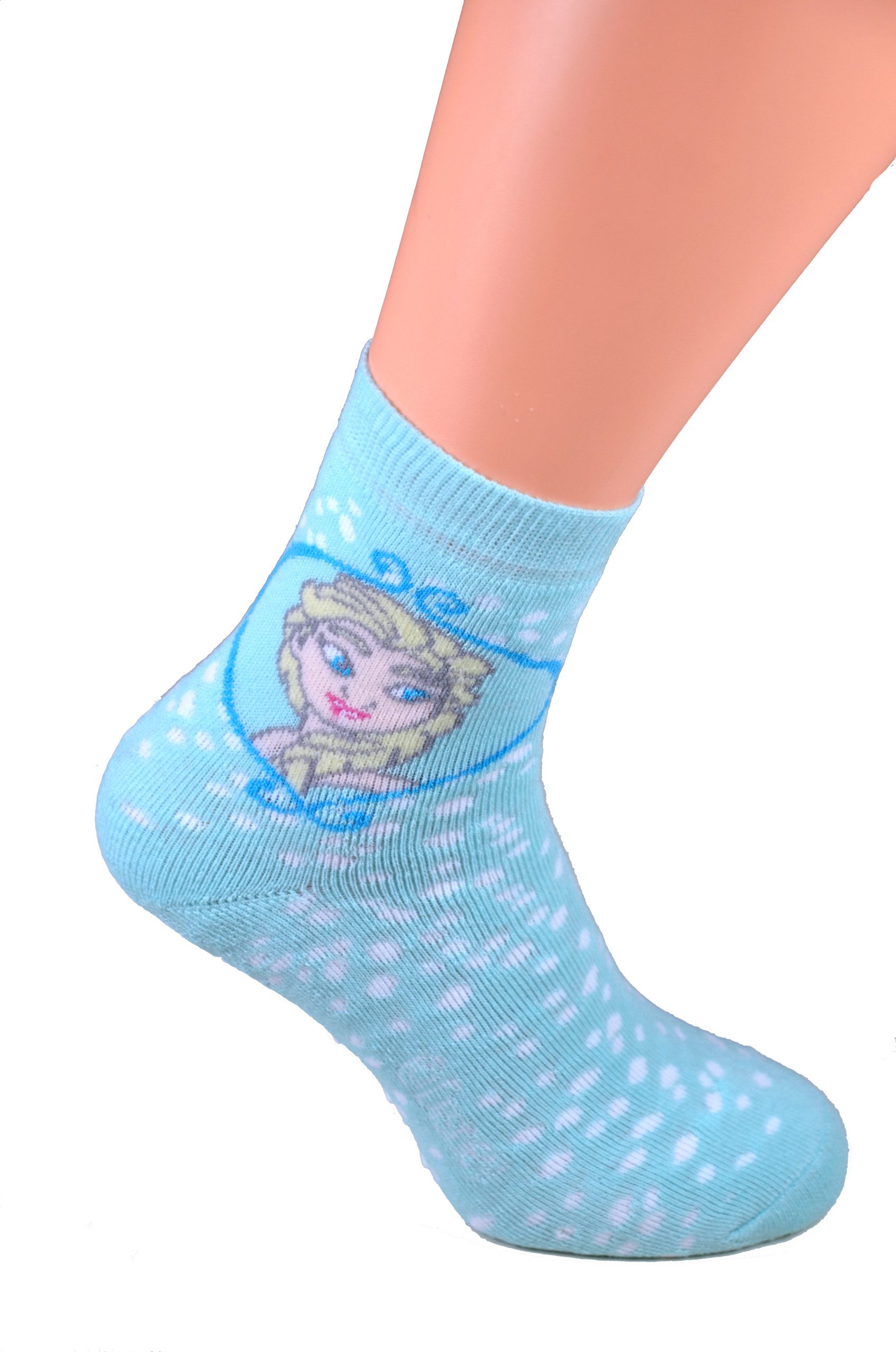 Disney Frozen ABS-Socken Frozen Anna Elsa Olaf Eiskönigin ABS warme Anti Rutsch Socken Noppen (2-Paar) schön warm, rutschfest, ABS Noppen
