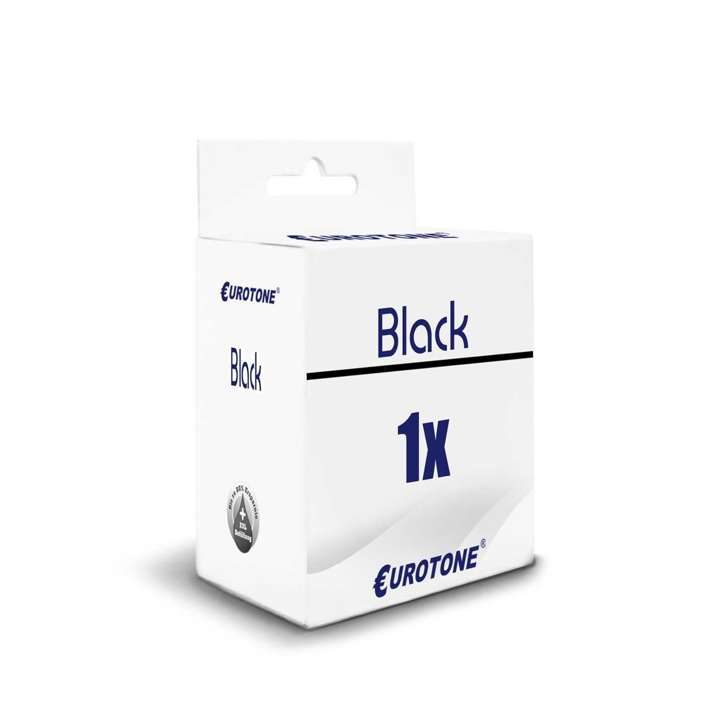 Eurotone Patrone ersetzt Epson T1281 C13T12814011 Black Tintenpatrone
