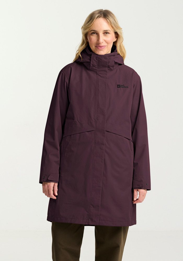 Jack Wolfskin 3-in-1-Funktionsmantel BAYLIGHT 3IN1 COAT W 3-in-1 Mantel, warm, wasserdicht und winddicht
