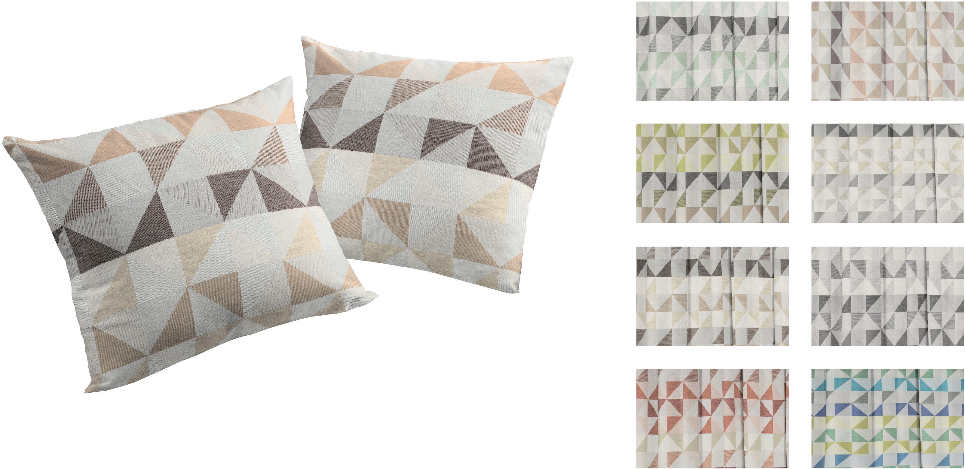 Wirth Dekokissen Berlare, Kissenhülle ohne Füllung, 2 Stück