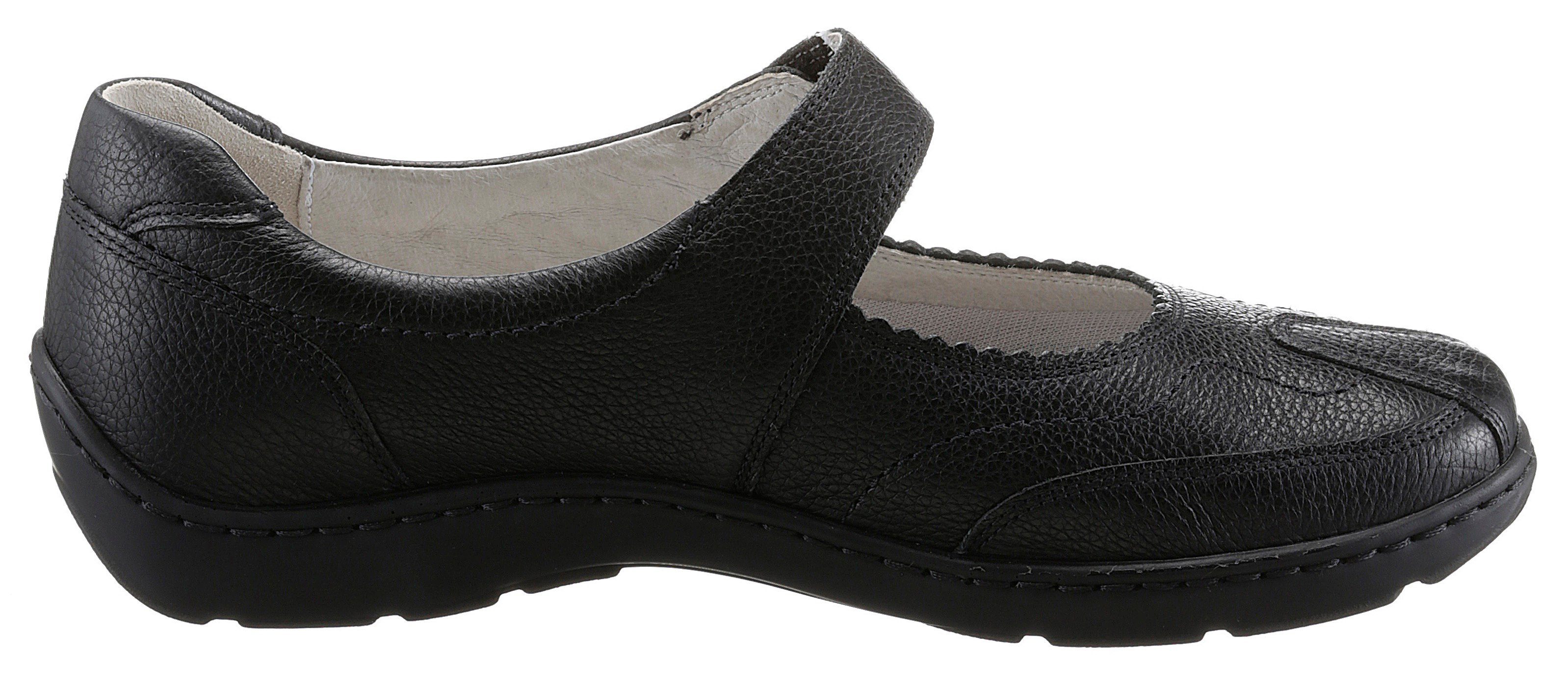 Waldläufer HENNI Klettschuh Spangenschuh, Komfortschuh in komfortabler Schuhweite H (sehr weit)