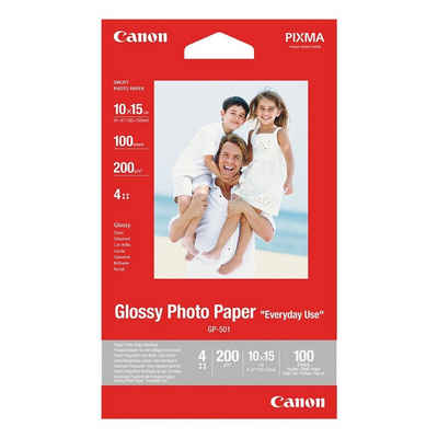 Canon Fotopapier »Glossy Photo Paper«, Format 10x15 cm, glänzend, 200 g/m², 100 Blatt