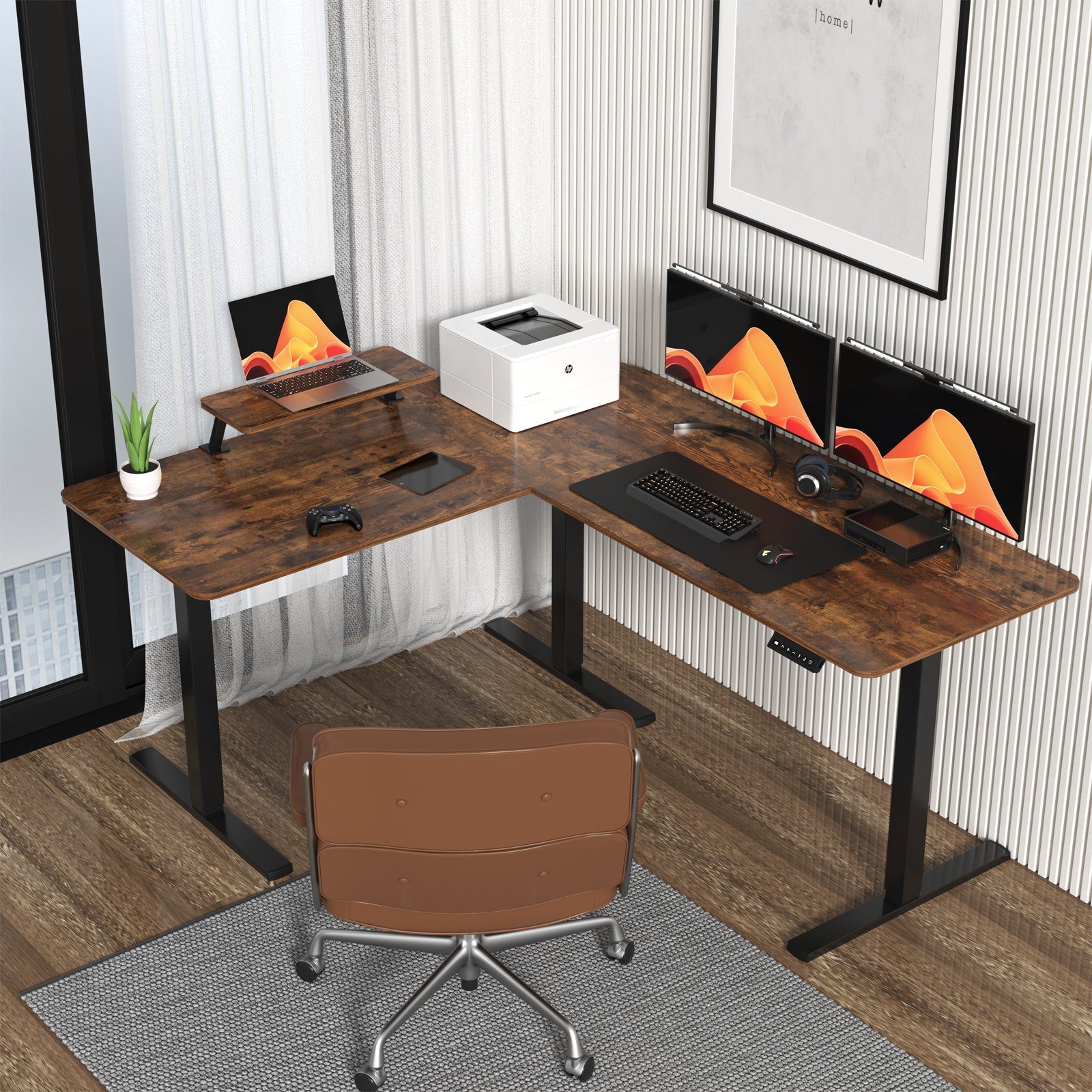 HOMALL Schreibtisch 160 x 140cm Eckschreibtisch günstig online kaufen
