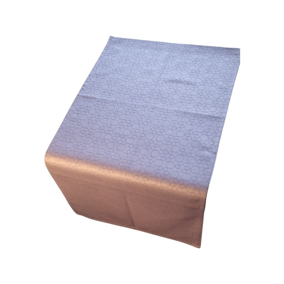 Bellezza Tischläufer N-50763 stein 45x175 ca. (grau) cm Premiumqualität (1-tlg) Muster