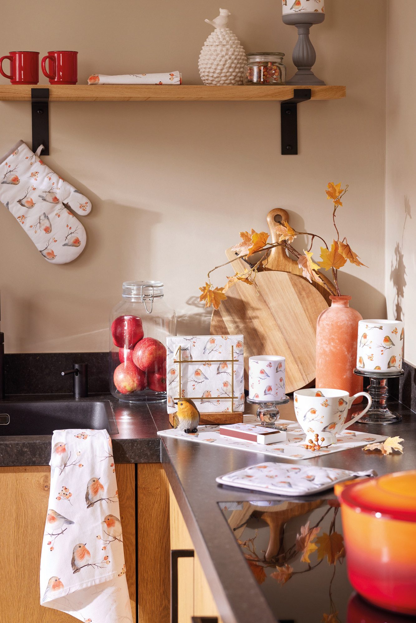 Ambiente® Tischläufer Robin family (1-tlg, 1-teilig), Tischläufer Tischdeck günstig online kaufen