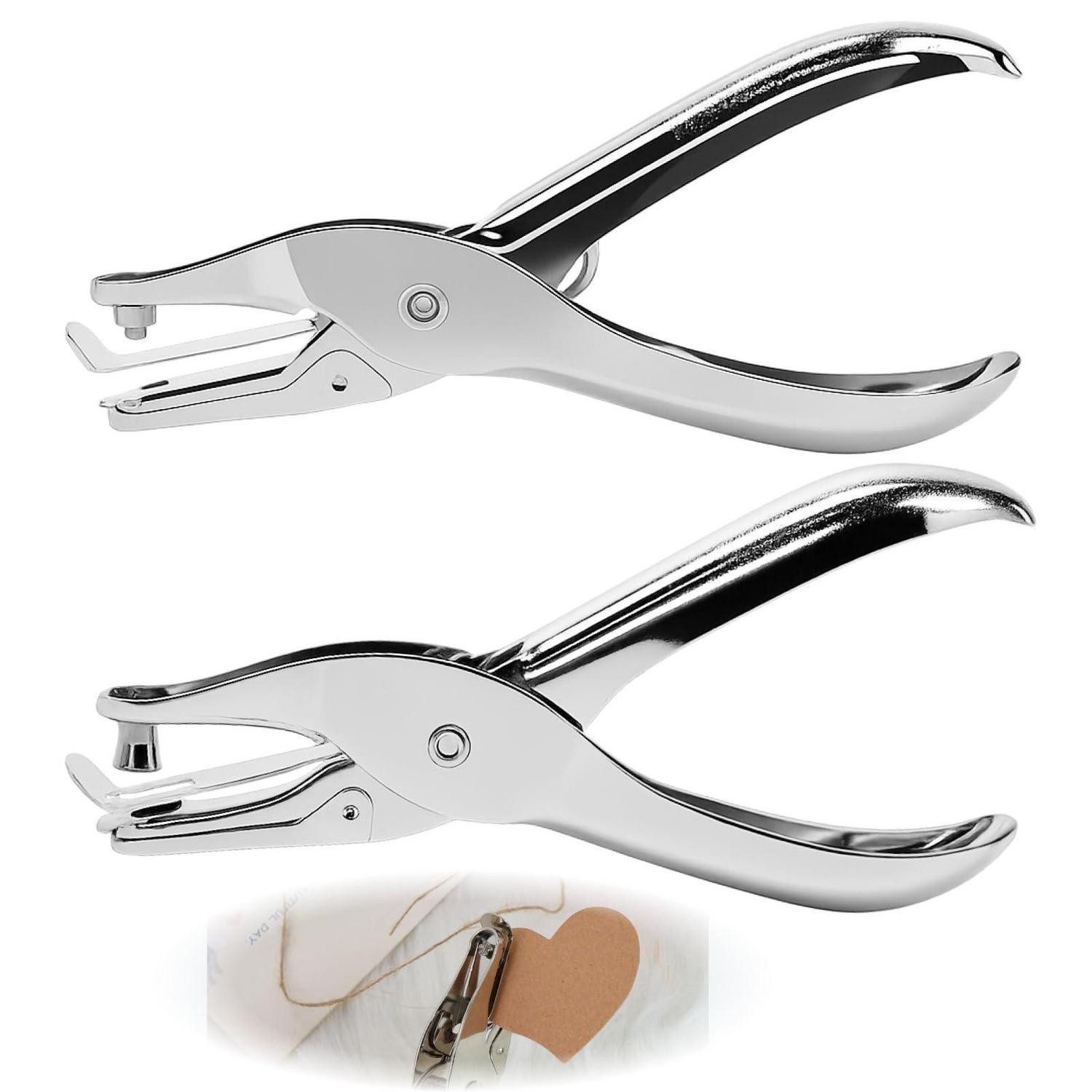LuxusKollektion Lochzange Einzellochstanze 2er Set 6/3mm Metall