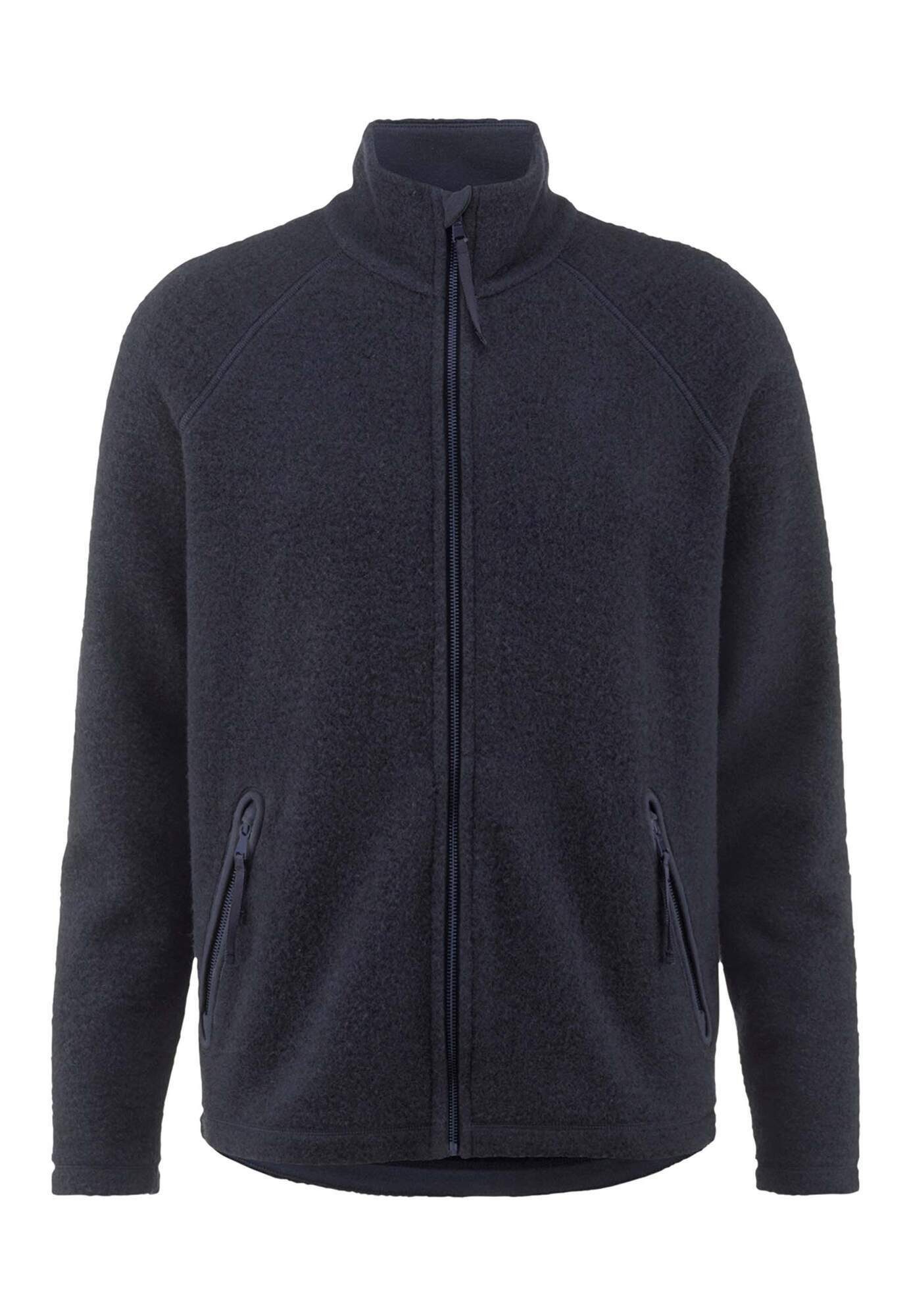 Hessnatur Fleecejacke aus reiner Bio-Merinowolle (1-St)