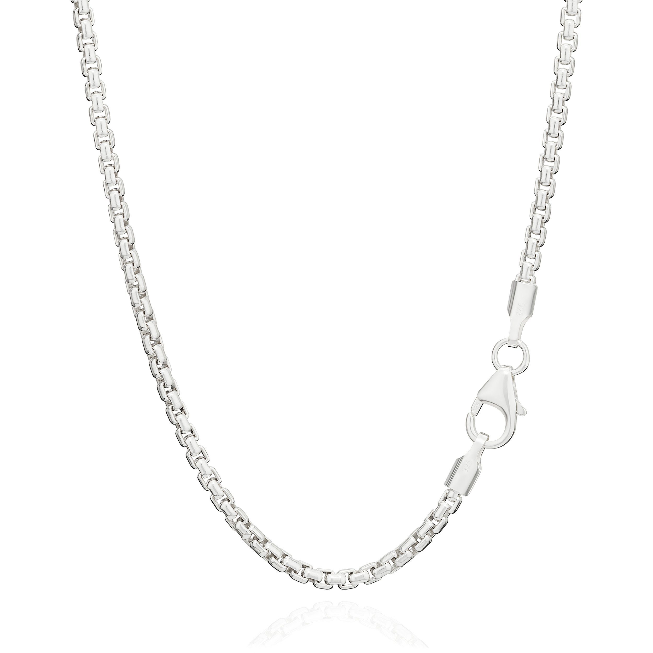 NKlaus Silberkette 42cm 2,0mm Kette Sterlingsilber Venezianerkette Br