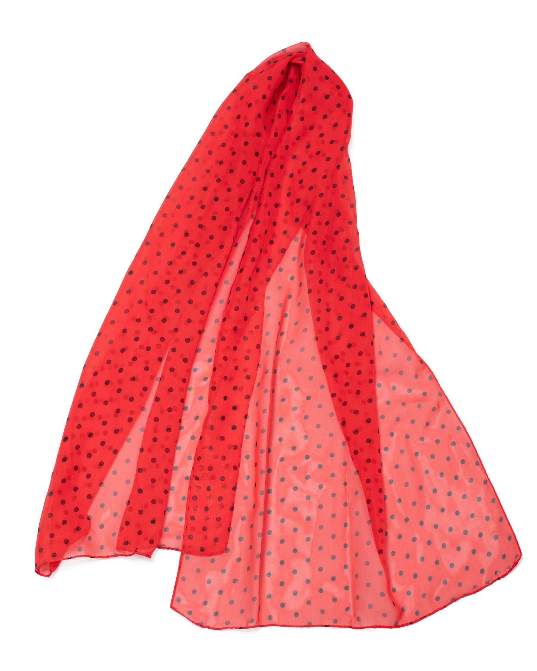 MayTree Modeschal leichter Chiffonschal Damen Polka Dot 50x150cm, (Stück, 1-St)