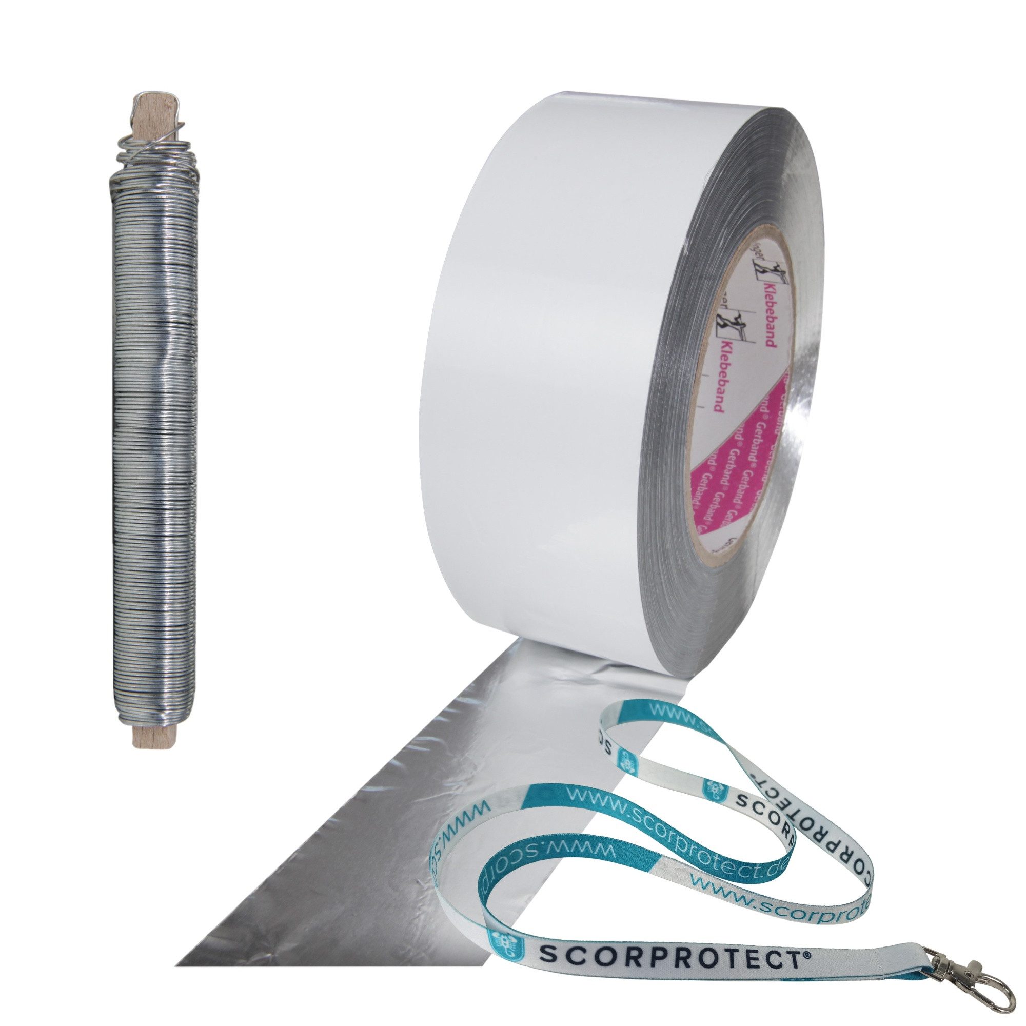 Scorprotect® Steinwolle Zubehörset Aluband glatt für günstig online kaufen