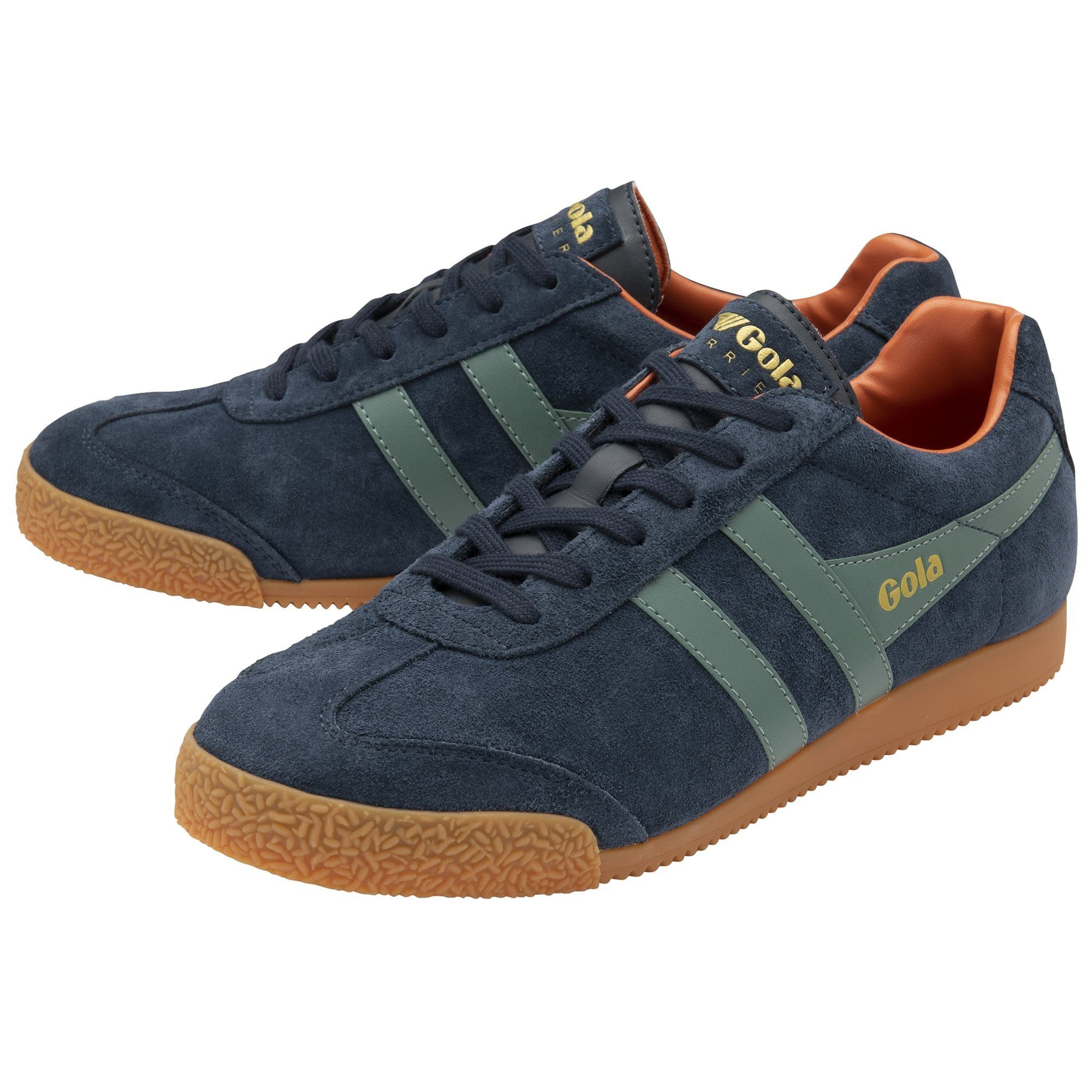 Harrier Suede-Leder navyblau/sage/moody orange Herren Sneaker
