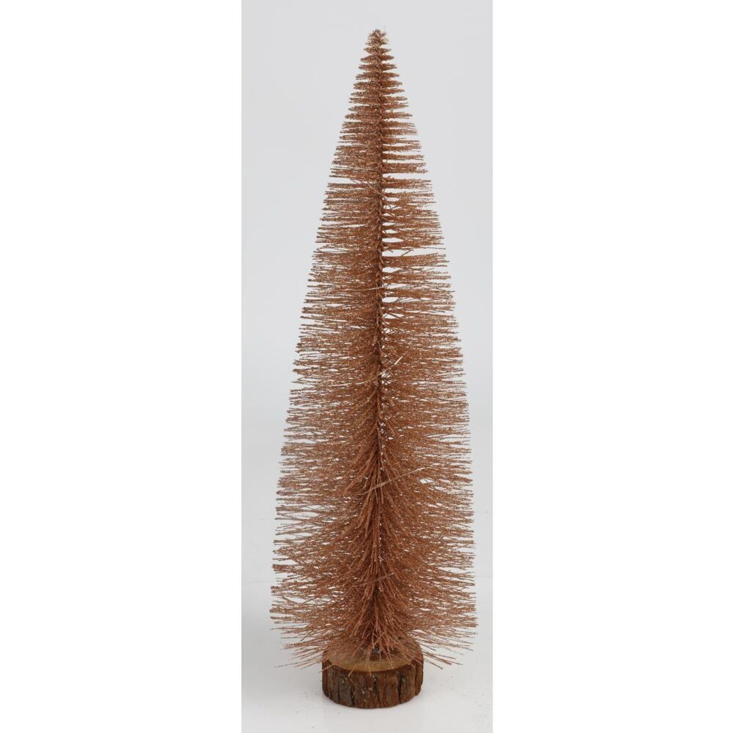 BURI Dekofigur Weihnachten woh Weihnachtsbaum Dekobaum H=50cm Dekoration Advent 25LED