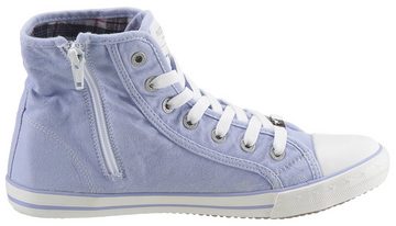 Mustang Shoes High-Top-Sneaker, Freizeitschuh Sneaker, High Top-Sneaker, Schnürschuh mit Label in der Laufsohle