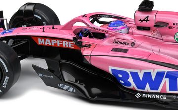 Solido Modellauto Solido Modellauto 1:18 Alpine Formel 1 A522 Alonso pink Bahrein GP 202, Maßstab 1:18