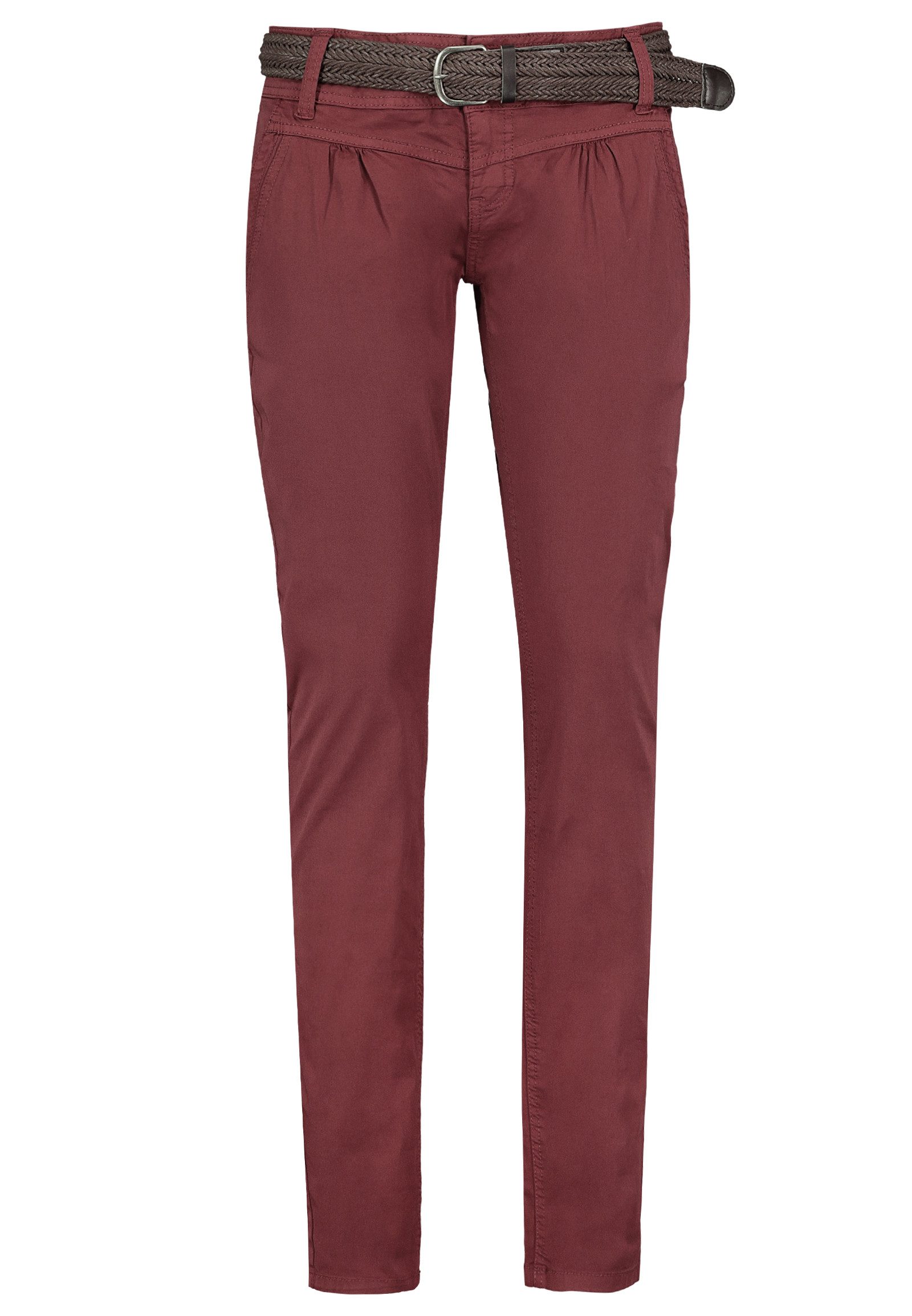 SUBLEVEL Chinohose Chino Hose mit Gürtel Flechtgürtel inklusive, Chino Hose – Bild 4 von 5