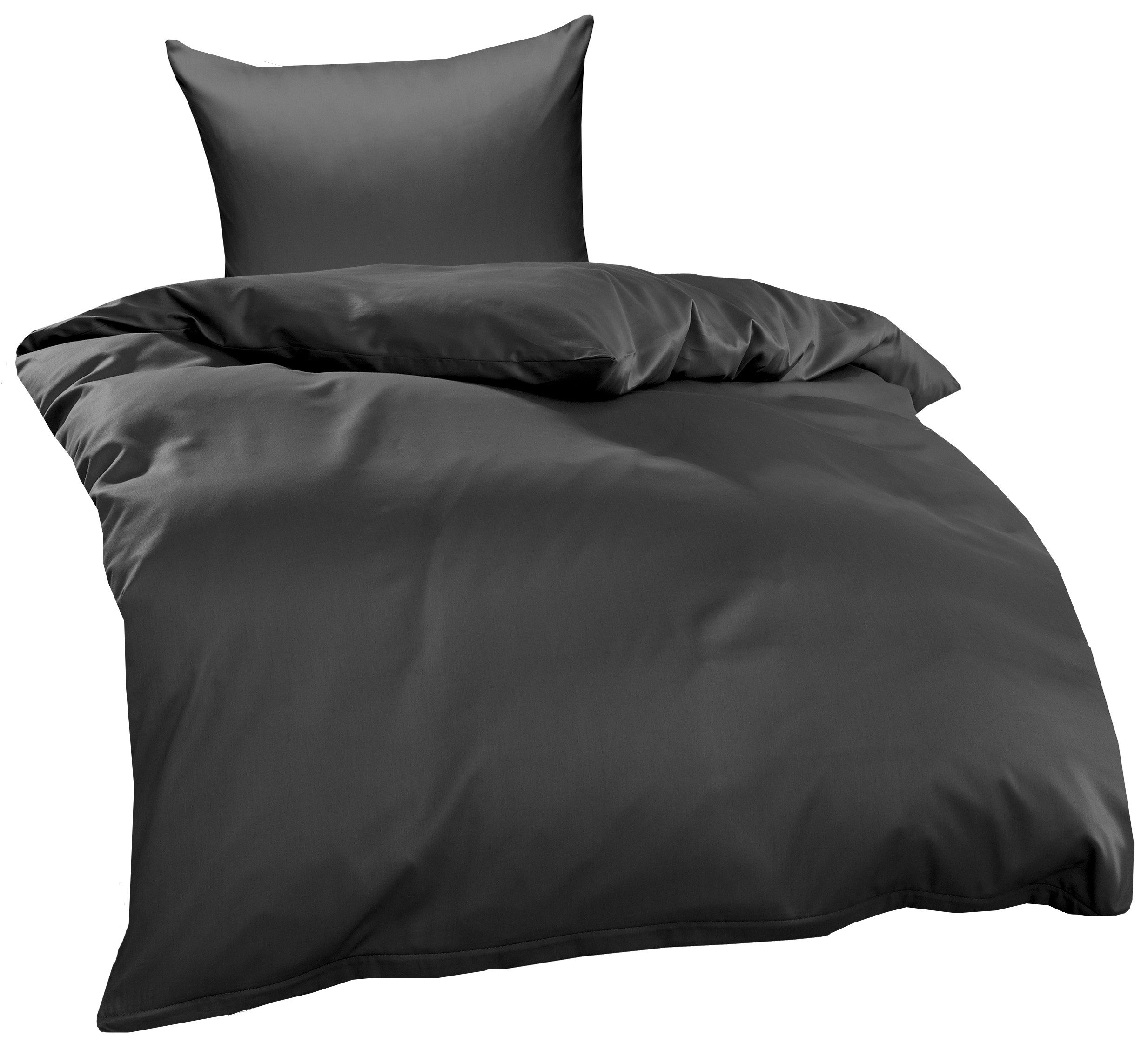 BETTWAESCHE-MIT-STIL Bettwäsche Mako Interlock Jersey Bettwäsche Ina, Jersey, 2 teilig – Bild 3 von 4